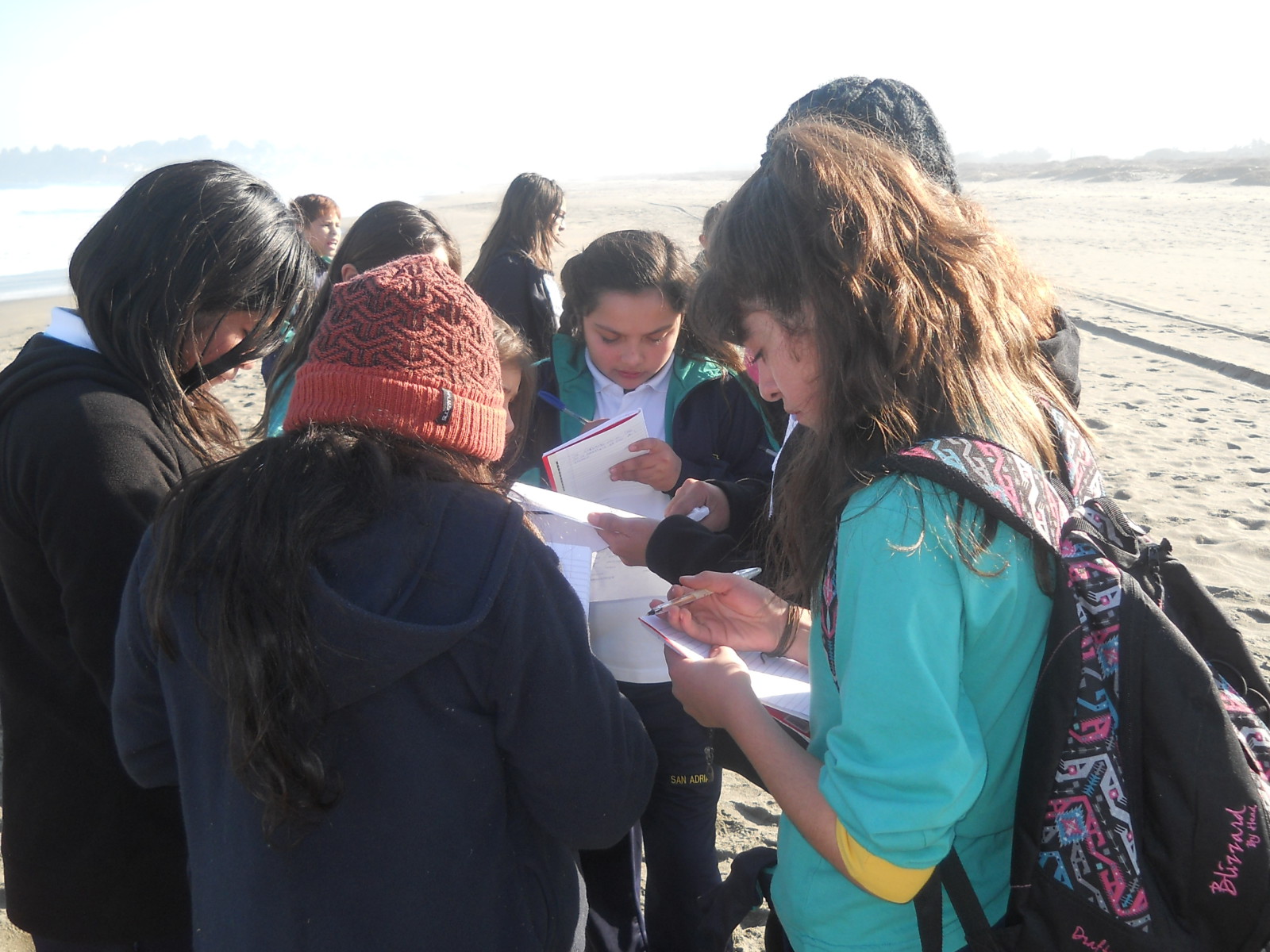 Sampling in the beach